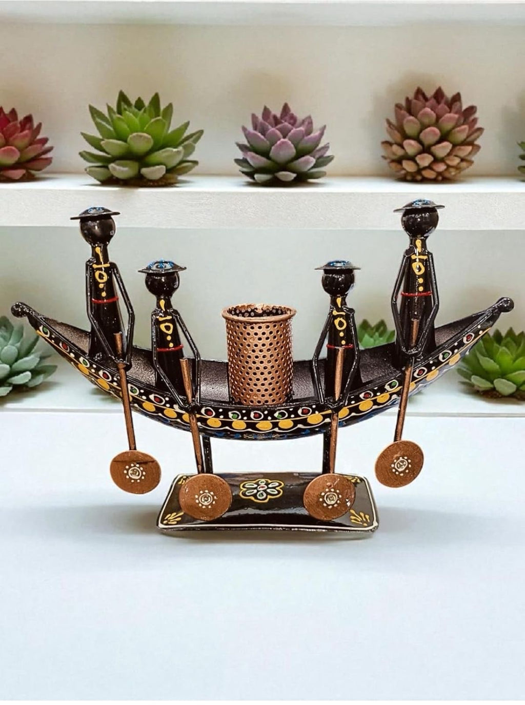 HANDCRAFTED PEN STAND IN CLASSIC SHIP