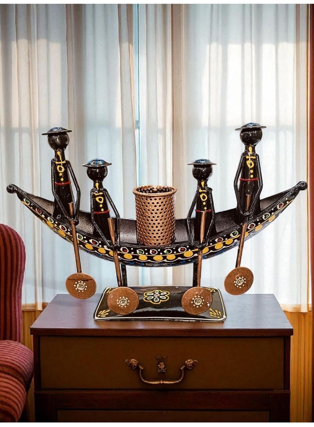 HANDCRAFTED PEN STAND IN CLASSIC SHIP